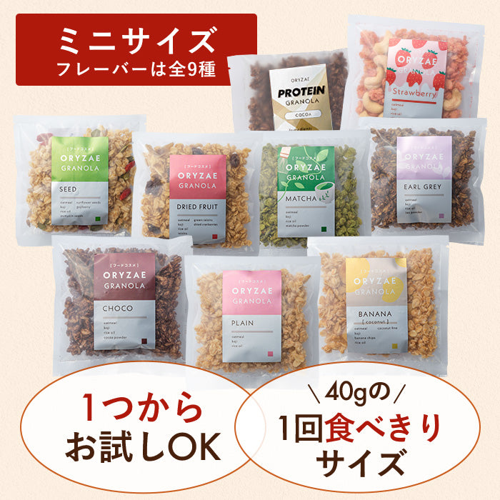 1フレーバーからお試し！食べきりサイズ(40g)