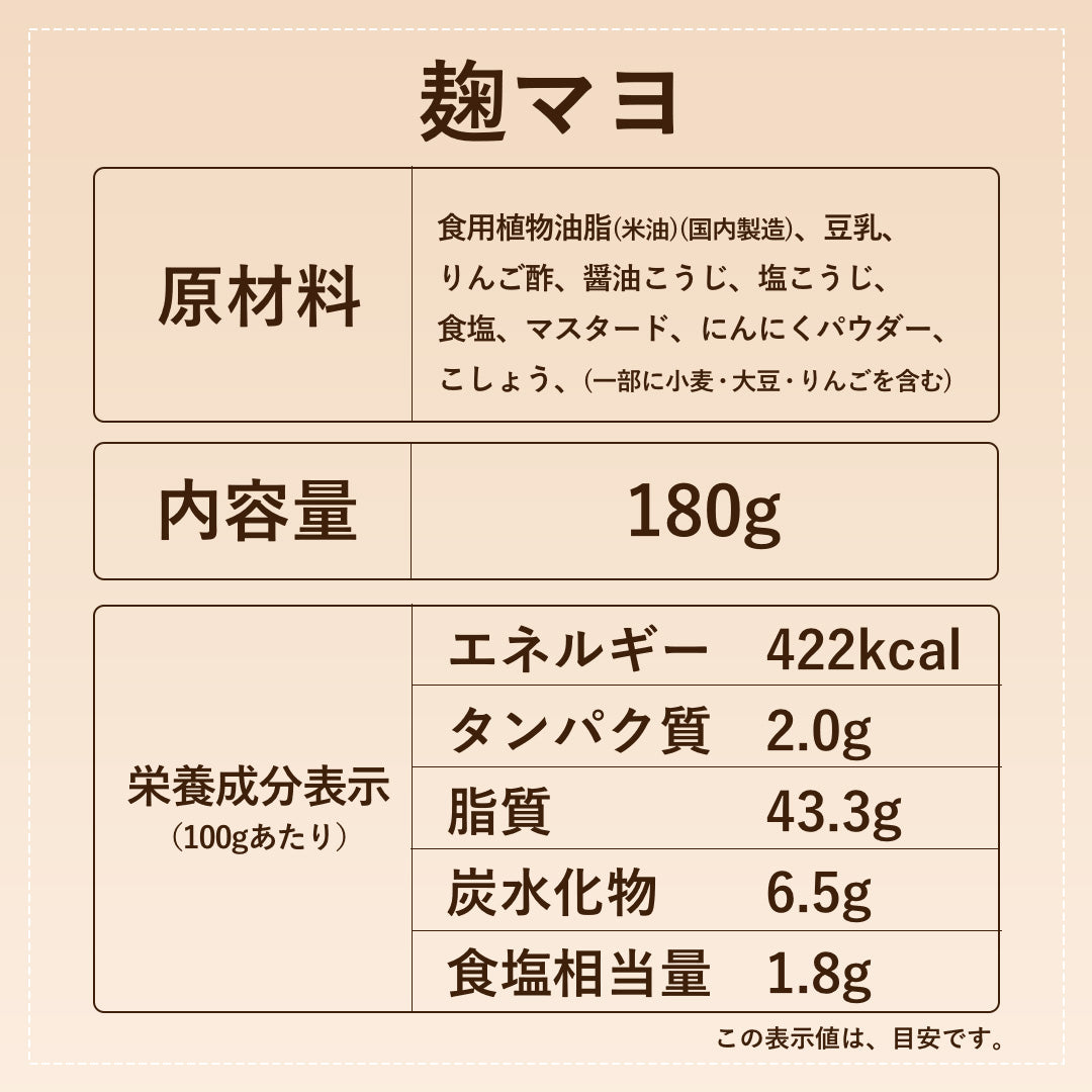 【数量限定】麹マヨ