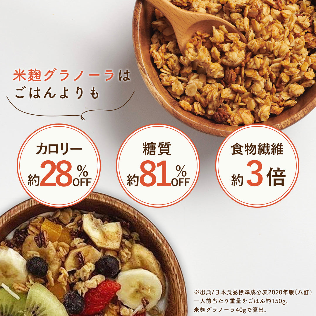 【大容量グラノーラ】通常サイズの3.5倍！米麹グラノーラ